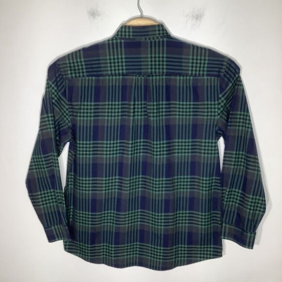 Orvis Mens‎ Long Sleeve Button Up Heavy Cotton Shirt Plaid Size Large - Picture 3 of 6